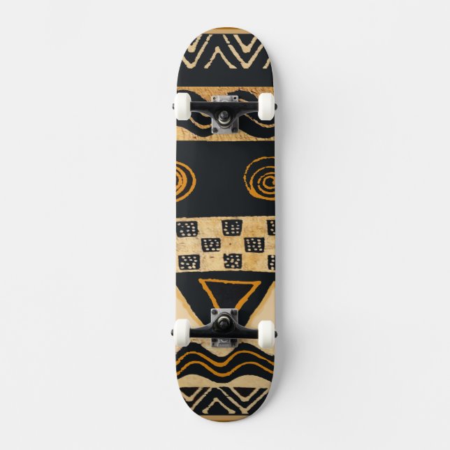 Art populaire tribal africain Skateboard (Recto)