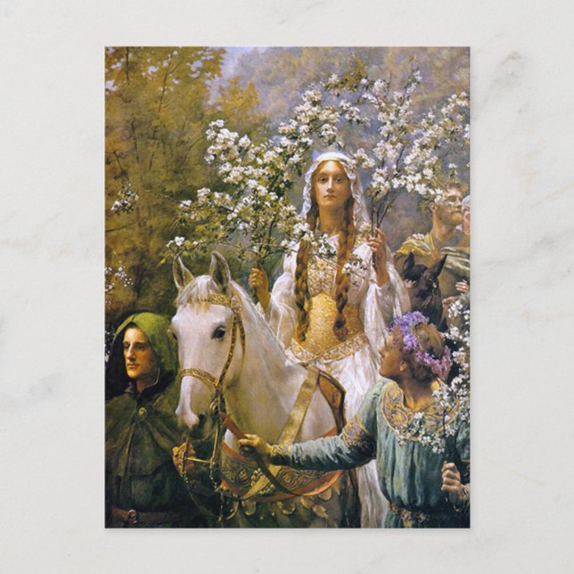 Art Postcard: Queen Guinevere Postkarte (Vorderseite)