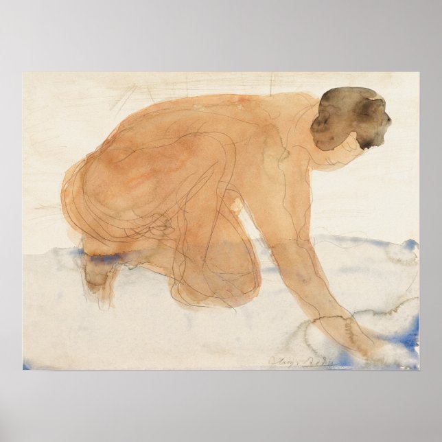 ART POSTER : DESSIN : AUGUSTE RODIN (Devant)