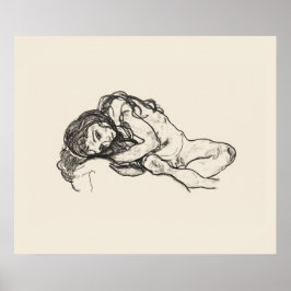 ART POSTER : EGON SCHIELE : MIRL 1918