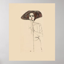 ART POSTER : EGON SCHIELE : PORTRAIT DER FRAU 1910