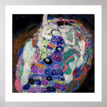 ART POSTER : GUSTAV KLIMT : DIE JUNGFRAU, 1913