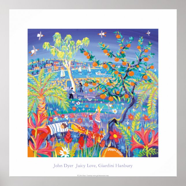 Art Poster: Juicy Liebe, Giardini Hanbury Italien Poster (Vorne)