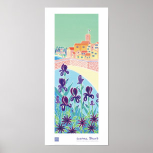 Art Poster: Lila Iris, Antibes, Côte d'Azur Poster
