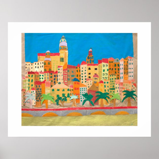 Art Poster: Menton Poster (Vorne)