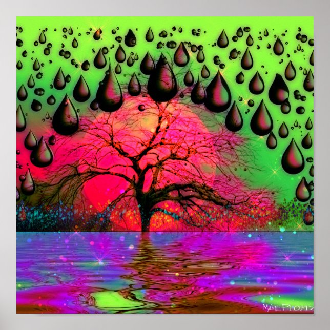 Art Poster "Psychedelic" (Vorne)