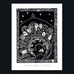 Art Poster: St Ives, Cornwall. Lino Cut Image Poster<br><div class="desc">Artist John Dyer is one of the UK's best known and colleced contemporary painters. His work is colleced by the public, celebrities, public organisations and galleries. Born in 1968 his work explores the song of life and the benzin of a subjekt. John lives and works from his studio in Falmouth,...</div>