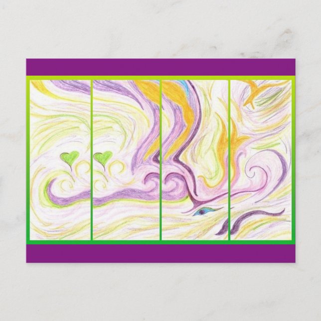 Art Postkarte 8: Spirit-Liebe (Vorderseite)