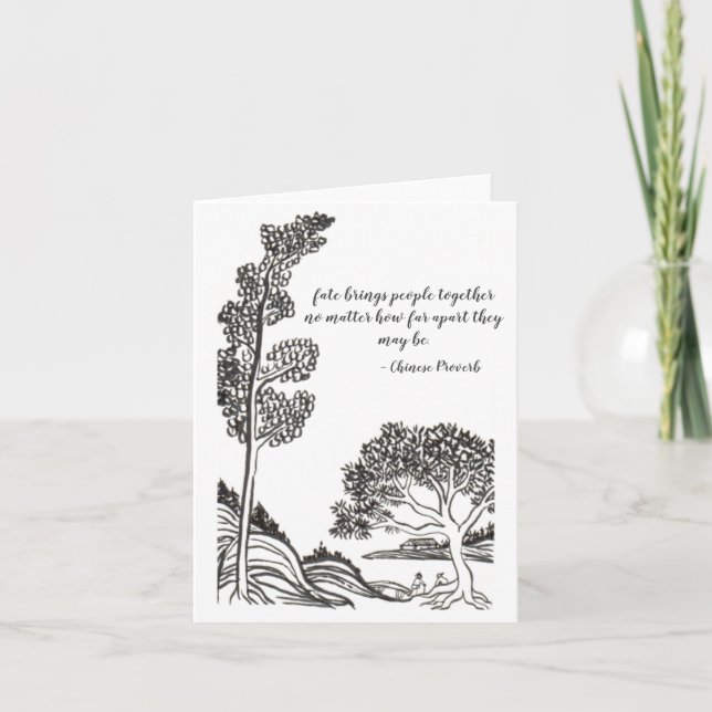 art pour la carte de voeux de charité (Devant)