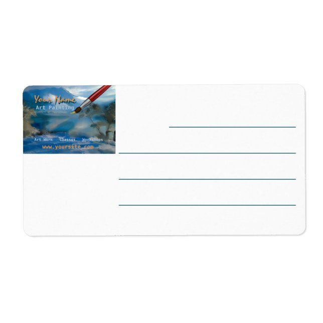 Art Printing - Shipping Label (Vorne)