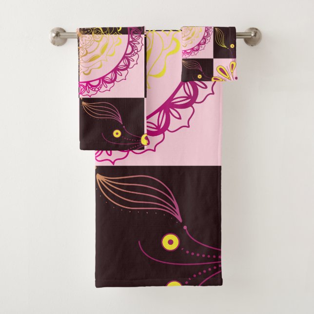 Art rose et noir, tableau de bord mystique (En situation)