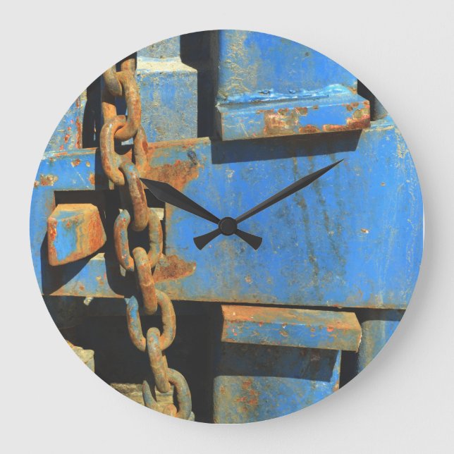 Art Round (Large) Wall Clock Große Wanduhr (Vorderseite)