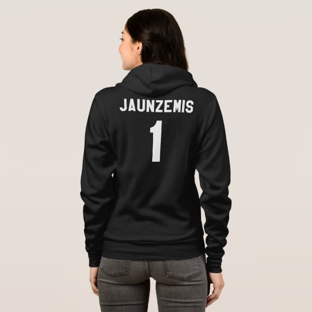 Art RYANS JAUNZEMIS #1 Sport-Jersey Hoodie (Schwarz voll)
