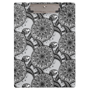 Art-Schildkröte-Muster Klemmbrett