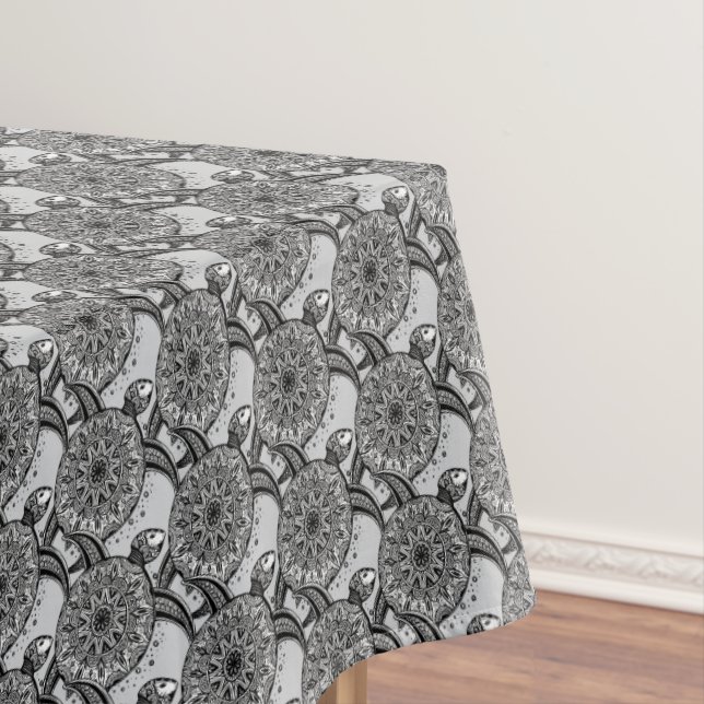 Art-Schildkröte-Muster Tischdecke (Beispiel)