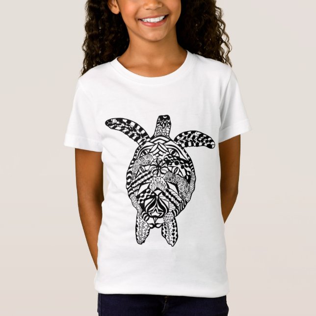 Art-Schildkröte T-Shirt (Vorderseite)