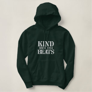 Art schlägt "seit 1994" Armee Bestickter Hoodie
