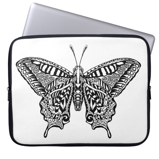 Art-Schmetterling Laptopschutzhülle (Vorderseite)
