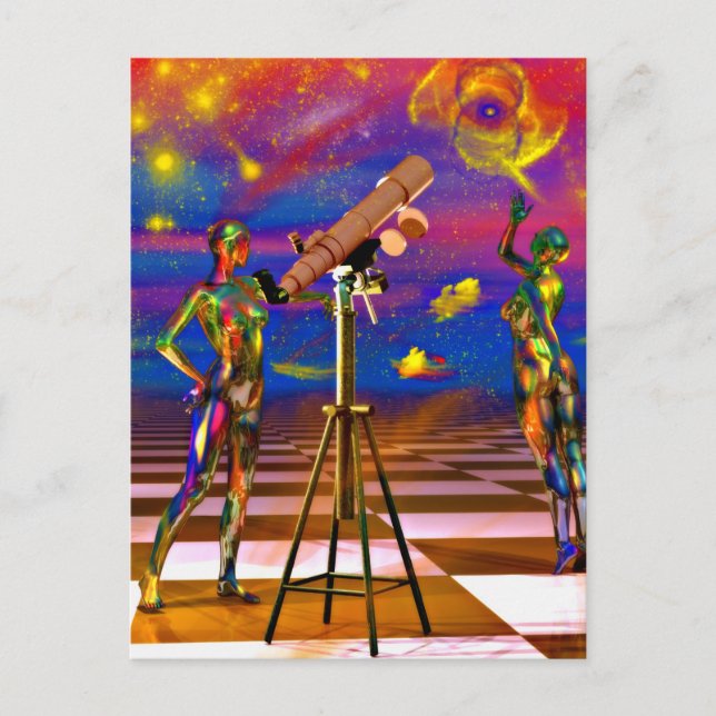 Art Series Surrealismus Postkarte (Vorderseite)
