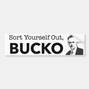 Art sich heraus Bucko - Jordanien Peterson Autoaufkleber