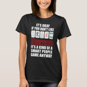 Art Smart People Game Board Mahjong T-Shirt