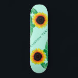 Art Sonnenblumen - Fügen Sie Ihren Text / Ihren Na Skateboard<br><div class="desc">Art Sonnenblumen - Fügen Sie Ihren Text / Name / Jahr / Zahl / Logo / Mehr - Wählen Sie / fügen Sie Ihre Lieblingsfarben Hintergrund !</div>