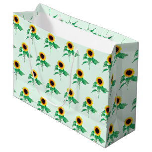 Art Sonnenblumen - Wählen Sie Ihre Lieblingsfarbe Große Geschenktüte