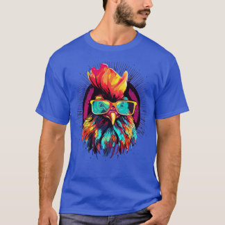 Art Sonnenbrille Hühnergeschenke Funny Chicken T-Shirt