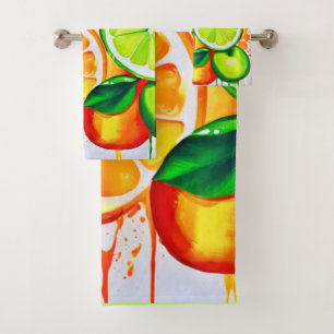 Art Splash de Fruits Citriques Vibrants