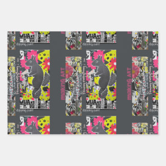 Art Squirrel Geschenkpapier Set