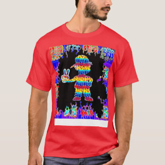 Art Sticker Tropfen Graffiti Rap Boy T-Shirt