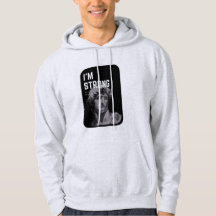Art stirbt nie Hoodie | David-Skulptur & Zitat