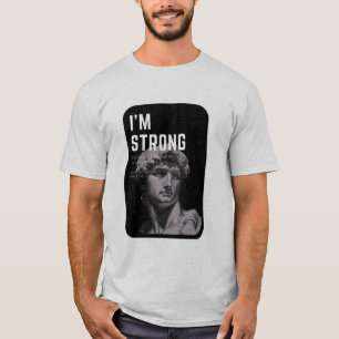Art stirbt nie T-Shirt David Skulptur