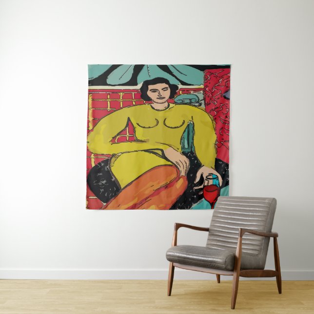 Art Studio fügt Text hinzu, Tapezierung Wandteppich (Beispiel)