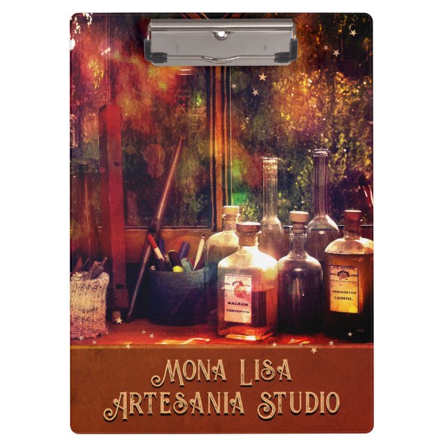Art Studio-Zwischenablage (anpassbar) Klemmbrett (Vorderseite)