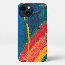 Art Style iPhone 13 Case – Colorful Abstract Desig Hülle