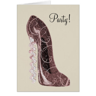 Art stylet floral de chaussure