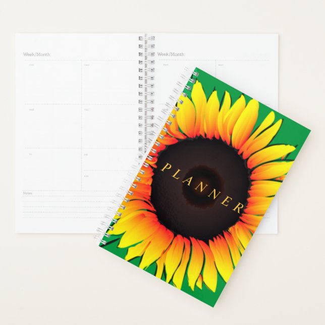 Art Sunflower - Wählen Sie Ihre Lieblingsfarben au Planer (Anzeige)