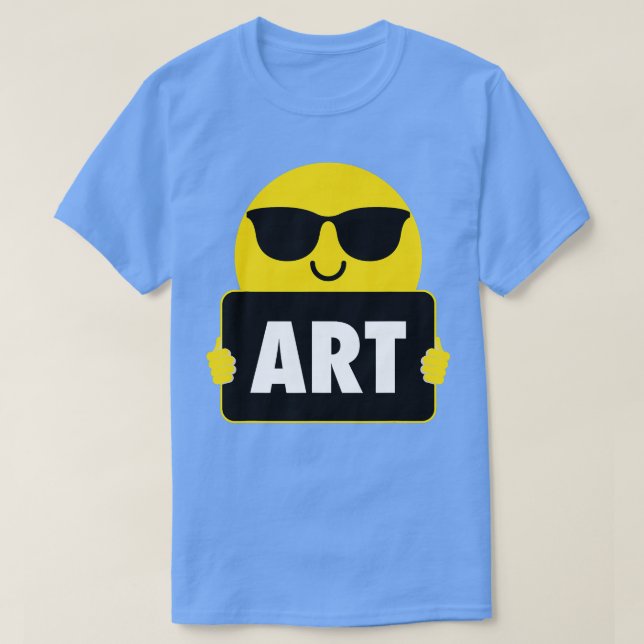 Art Sunglasses Shirt Künstlerisches T-Shirt (Design vorne)