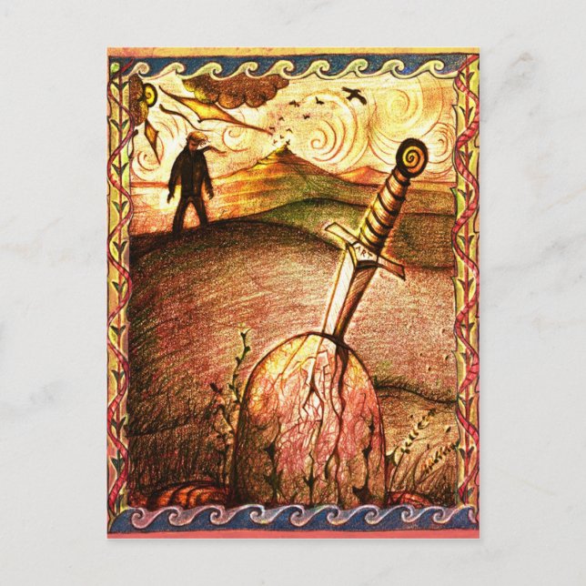 Art Sword postcard Postkarte (Vorderseite)