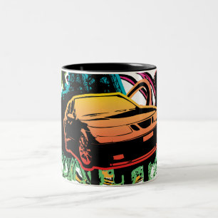 Art-Tasse des Grunge 9-5-aero Zweifarbige Tasse