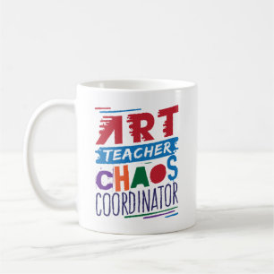 Art Teacher Chaos-Koordinator Kaffeetasse