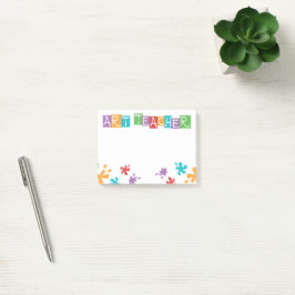 Art Teacher Post-it Notes Klebezettel