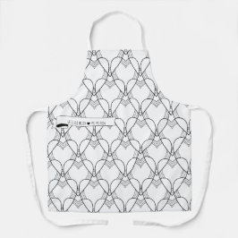 Art Teacher's Heart Pattern Art Smock Schürze