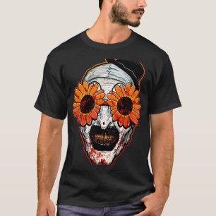 Art The Clown Terrifier 2 Sonnenblume Sonnenbrille T-Shirt