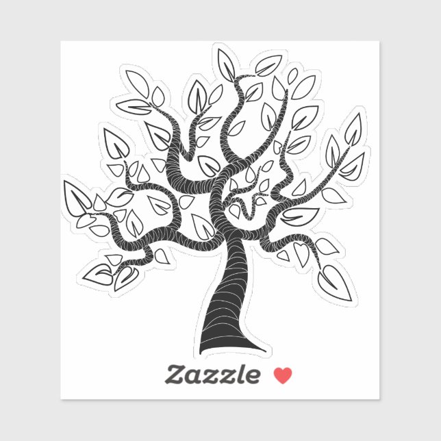 Art Tree Sticker (Blatt)