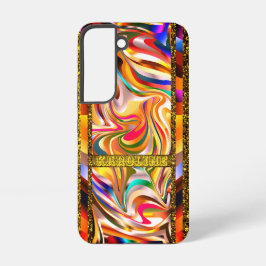 Art Trends Wirbel farbenfroh Samsung Galaxy Hülle