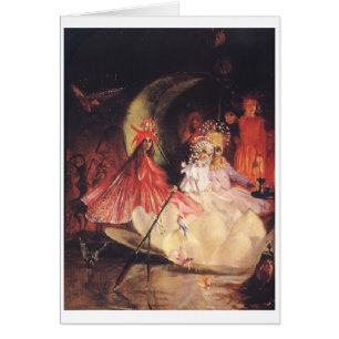 Art vintage - le milieu de l'été Ève des fées,