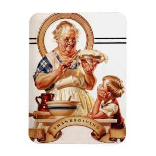 Art vintage Thanksgiving Magnets cadeaux