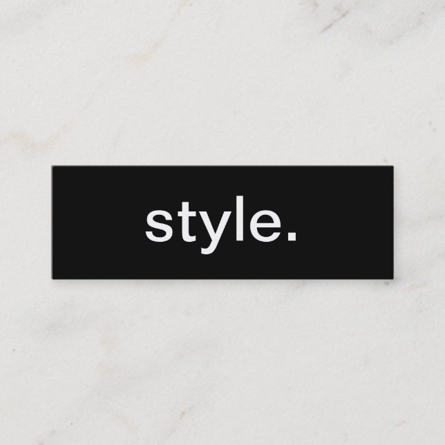 Art-Visitenkarte Mini Visitenkarte (Vorderseite)